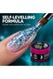 Global Fashion Aurora Sparkle Builder Gel for Nails 15g, Holographic Glitter Nail Extension Gel with Sparkling Flakes, UV LED Gel for Nail Art, Overlays & Strengthening, HEMA & TPO Free, 06 - 5