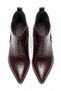 Women's Crocodile-Print Elastic-Top Brown Winter Boots, Mixed Styles - 3