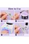 Global Fashion 4 Season Jelly Builder Gel for Nails 15g, Thixotropic Non-Running Hard Gel for Nail Extensions, Overlays & Strengthening, UV LED Nail Sculpting Gel, HEMA & TPO Free, 13 - 4