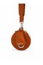 Women's Trend Minimal 100% Genuine Leather Baguette Bag, Comes with a Keychain, Zipper Closure, 8 Colors