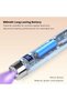 GLOBAL FASHION Mini UV LED Ai Nail Lamp for Gel Nails, Cordless Handheld Flash Cure Light, 800mAh Rechargeable USB-C, 30/60s Timer, Smart Sensor, Magnetic Gooseneck Stand - 3