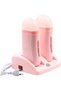 - Double Cartridge Wax Heater for Hair Removal - (Pink) - 5