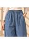 Ultra-Thin Fabric Baggy-Fit Jogger Pants with Elastic Waistband