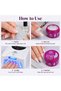 Global Fashion Disco Flashing Glitter Builder Gel for Nails 15g, Reflective Glitter Nail Extension Gel, Thick Self Levelling UV LED Builder Gel for Nail Art, Overlays & Extensions, HEMA & TPO Free (01 - 5