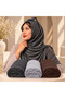 3pcs Set Premium Textured Jersey Hijab Set for Women – Soft Stretchable Everyday Headscarf Bundle