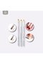 GLOBAL FASHION Oval Gel Nail Brush - Professional Nail Art Brush Set (3 Pcs) - Acrylic & Gel Polish Application - (Oval Set) - 4