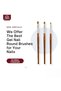 Round Brush Set Nail Art Brush Nail Painting Brush Manicure Tool UV Gel 3D Nail Brushes Pen Set (#4,#6#8) | | (#8) - 4
