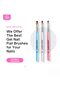 Nail Art Brush Kit with Flat Gel Polish Art Brush for All Your Nail Art Needs | | (Flat Set2#6), 18 x 1.50 x 0.70 cm - 8