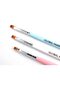 Nail Art Brush Kit with Flat Gel Polish Art Brushes Set for All Your Nail Art Needs | | (Flat Set 2), 18 x 1.50 x 0.70 cm - 3