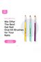 Nail Art Brush Kit with Oval Gel Polish Art Brush for All Your Nail Art Needs | | (Oval1#4) - 8