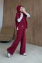 Cool Vest Suit Burgundy - 4