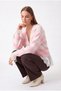 Striped Lace Cardigan with Ruched Sleeves - 3