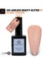 Black Elite Gel Nail Polish 120 Ageless Beauty Glitter (Peach Nude), 15ml - Soak Off UV LED Gel Polish, Long-Lasting High Gloss Colour for Salon and Home Manicure - 3
