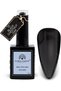 Black Elite Gel Nail Polish 111 Black Chestnut Oak (Charcoal Grey), 15ml - Soak Off UV LED Gel Polish, Long-Lasting High Gloss Colour for Salon and Home Manicure