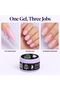 Global Fashion 4 Season Jelly Builder Gel for Nails 15g, Thixotropic Non-Running Hard Gel for Nail Extensions, Overlays & Strengthening, UV LED Nail Sculpting Gel, HEMA & TPO Free, 04 - 7
