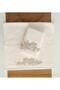 MARIBOR (2ND SET) 50X90 CM. LUXURY BEADED, EMBROIDERED BAMBOO TOWEL, FOR BRIDAL, ENGAGEMENT, AND WEDDING GIFT BASKETS - 4