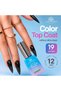 Color Top Coat Diamond 12ml – HEMA & TPO Free No Wipe Gel Top Coat, 19 - 5