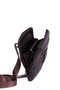 Genuine Leather Men's Shoulder Bag with Strap - 5