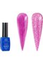 Disco Reflective Rubber Base | 8ml | Long-lasting Shine | Nail Art | (07)