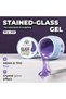 Global Fashion Glass Candy Pop Builder Gel for Nails 15g, Stained Glass Jelly Hard Gel for Nail Extensions, Self Levelling UV LED Nail Sculpting Gel for Overlays & Strengthening, HEMA & TPO Free, 07 - 7