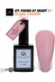 Black Elite Gel Nail Polish 067 Young At Heart (Dusty Pink), 15ml - Soak Off UV LED Gel Polish, Long-Lasting High Gloss Colour for Salon and Home Manicure - 3