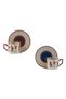 New Year's-Themed Assorted-Print 2-Piece Porcelain Coffee Cup Set, 90 ml - 3