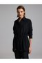 Black Oversized Long-Sleeve Shirt 50331519-VR046