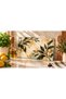 Olive Leaf Botanical Pattern Tempered Glass Cutting Board, 35x25 cm, 6 mm - 2