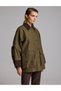 Khaki Comfort Fit Coat 50326353-VR027 - 3