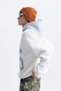 Oversize printed hooded sweatshirt - 3