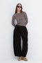 Ribbed Balloon Pants Pn5653