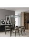 Black Ceiling Chandelier - Round 80 cm - 5