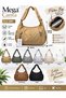 LARGE IMPORTED WATERPROOF FABRIC WOMEN'S Shoulder Bag with 4 Compartments (35 x 25 cm) - 5