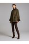 Khaki Comfort Fit Coat 50326353-VR027 - 4