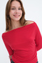 Kayık Yaka Basic Blouse B1888 - 4