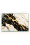 Marble Patterned Tempered Glass Cutting Board, 35x25 cm, 4 mm
