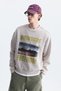 Oversize washable bicycle collar sweatshirt - 3