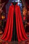 Halloween 160 cm Reversible Black and Red Mock Neck Dracula Vampire Cape - 5