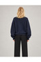 Crew Neck Navy Blue Knitwear Sweater - 4