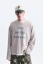 Boxy Fit Printed Sweatshirt