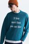 Boxy Fit Printed Sweatshirt - 4