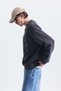 Oversize Crew Neck Sweatshirt - 4