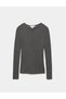 Düğmeli Henley Üst - 4