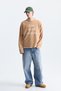 Boxy Fit Printed Sweatshirt