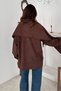 Women's Brown Fringed Suede Jacket - 5