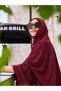 Elegant Black Lace Trim Hijab for Women | Modest Everyday Headscarf - 2