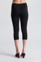 5-Pack Women's Modal-Elastane Below-the-Knee Capri Leggings - Stretch Fabric Cotton Casual Sports Leggings + Free Waistband - 6