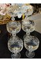 BOHEMIA CRYSTAL 6-PIECE SET OF SQUARE-CUT ICE CREAM BOWLS / MULTI-PURPOSE SERVING BOWLS, 200 ML - 5
