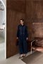 Women's Shirt with Bead Embroidery on Front, Standard Pants Size Suit - 4