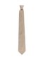 Beige Silk Tie with Brown Pattern – 8 cm wide - 7